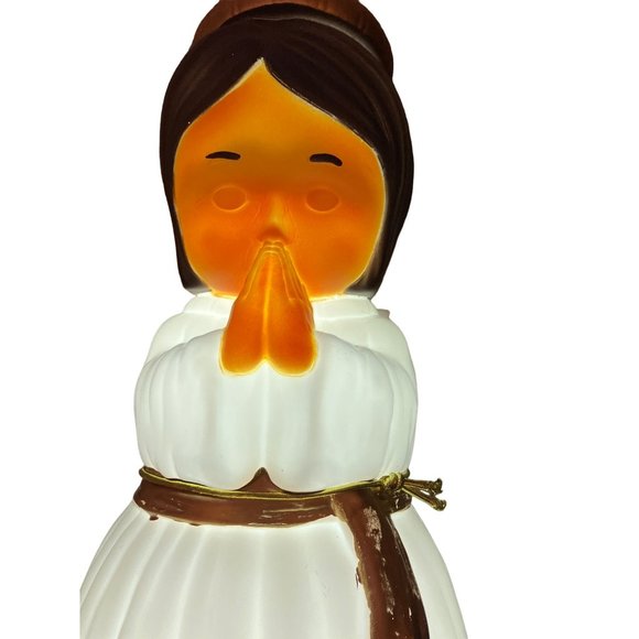 Blow Mold 11 Inch Tabletop Angel Christmas Decor - Picture 12 of 12